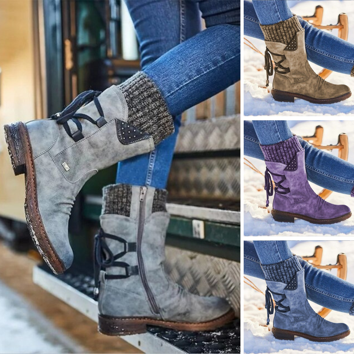 Aaliyah™ - De nieuwe kuithoge sneeuwlaarzen